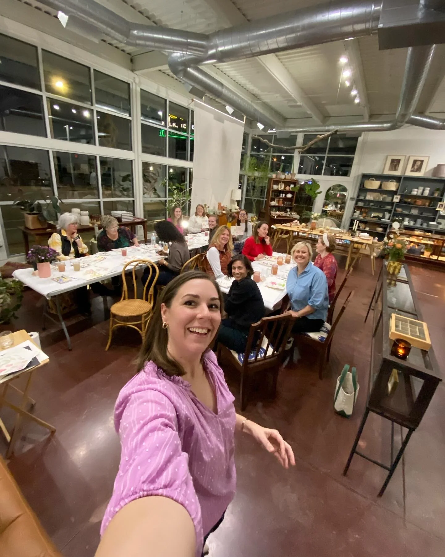 Recap: Blushing Blooms Watercolor Workshops