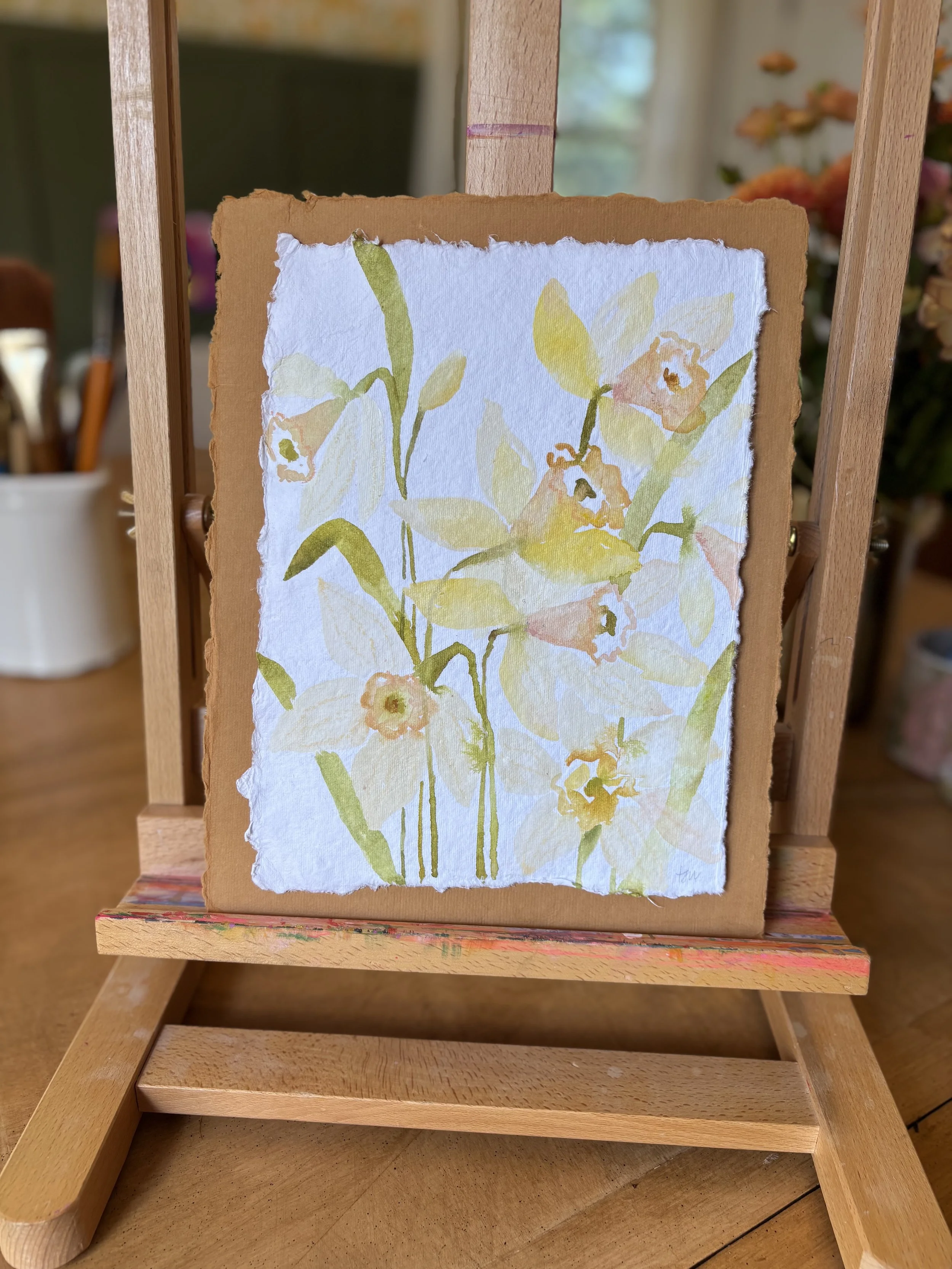 Daffodil on Caramel