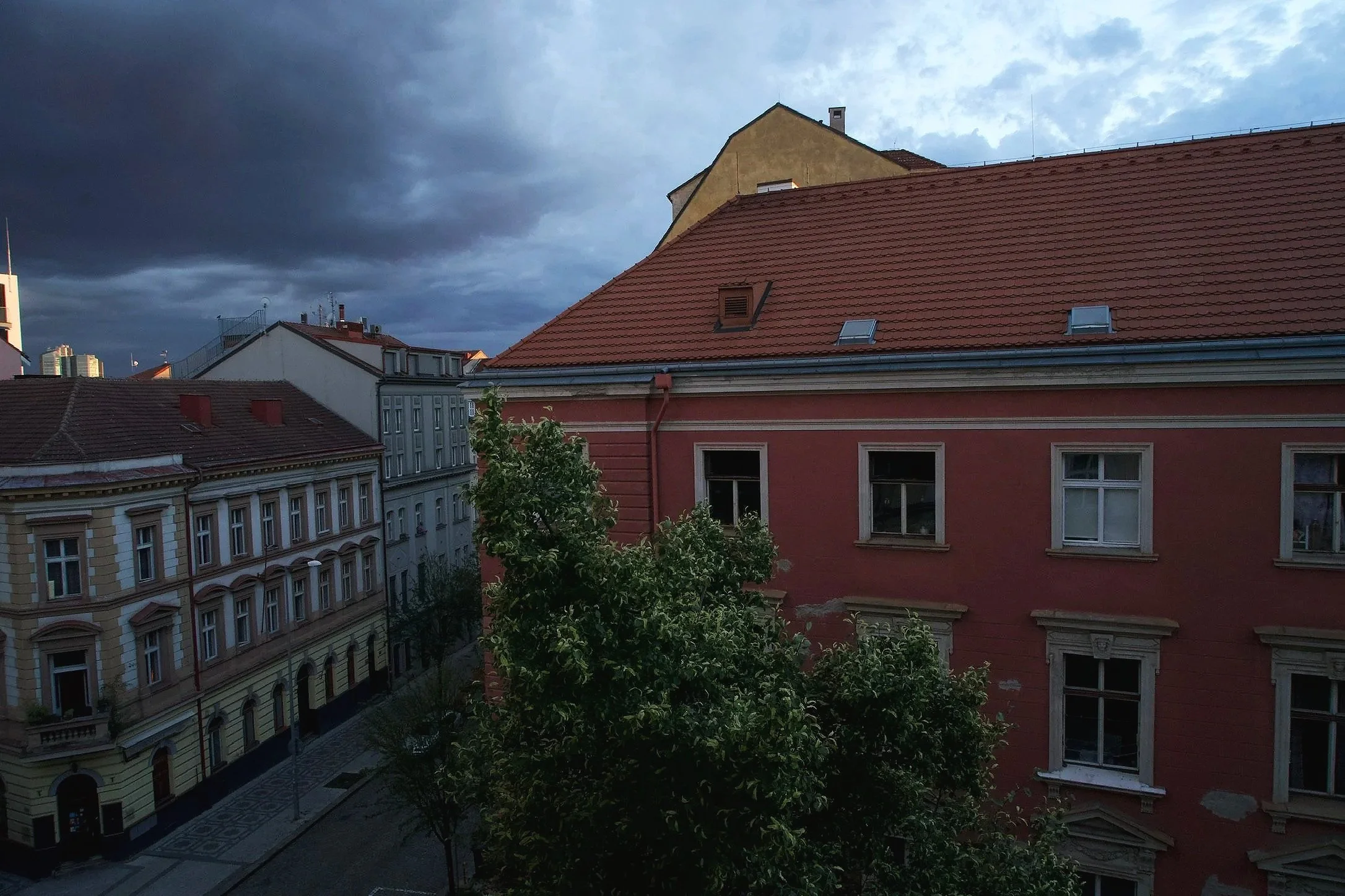 The view out my window during a Summer storm