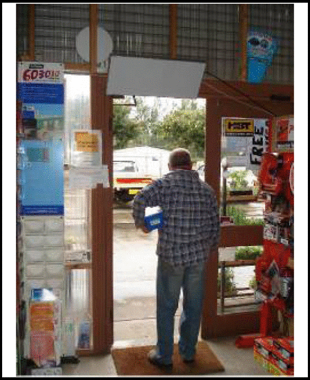 Exhibit 1. An RFID armed entry/exit