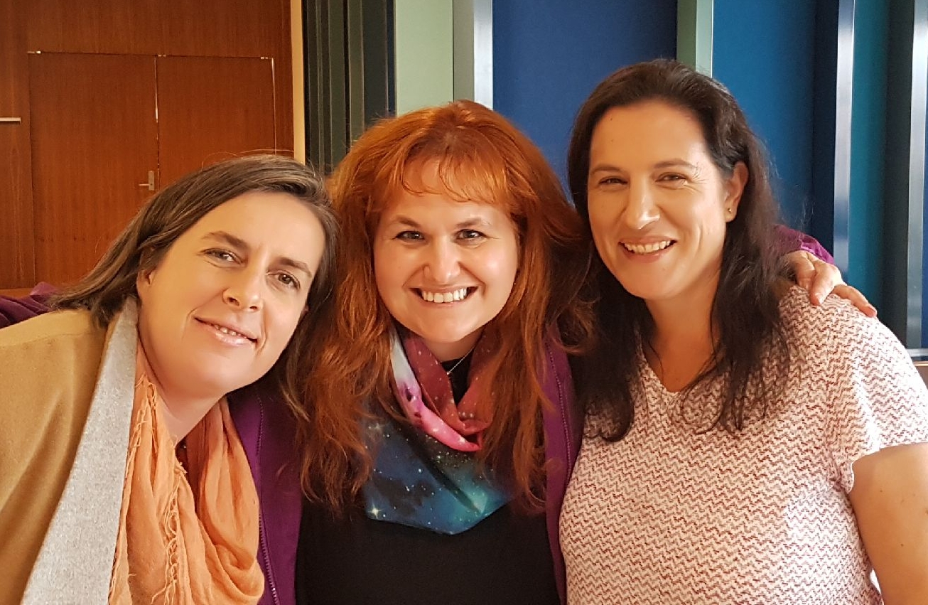 L to R: Kobi Leins, Margaret Kosal, Katina Michael in the Bio- and Nanoscience Track chaired by Jai C. Galliot at the "Future of Wars and Public Conscience: Ethical, Legal & Social Implications of Emerging Military Technologies" 29-30 May 2017 at the Law School, University of Melbourne