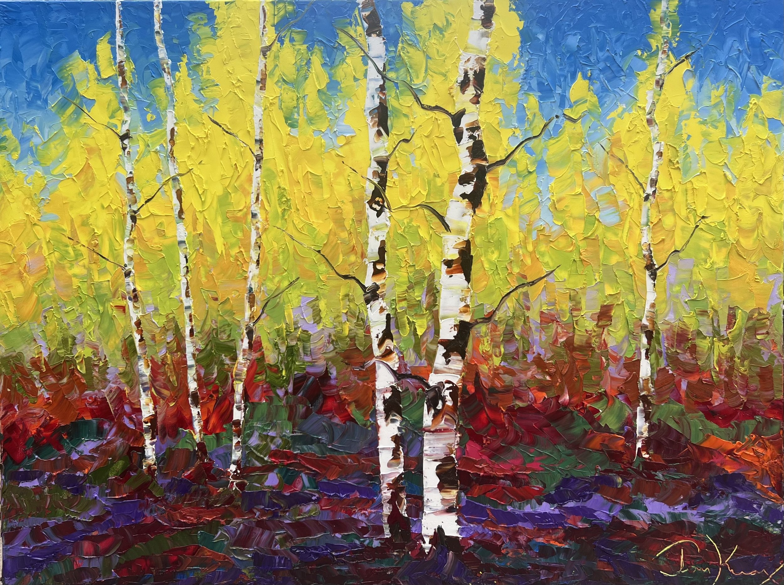 WalkingThroughTheAspens-30x40inches-oil on canvas-2900.jpg