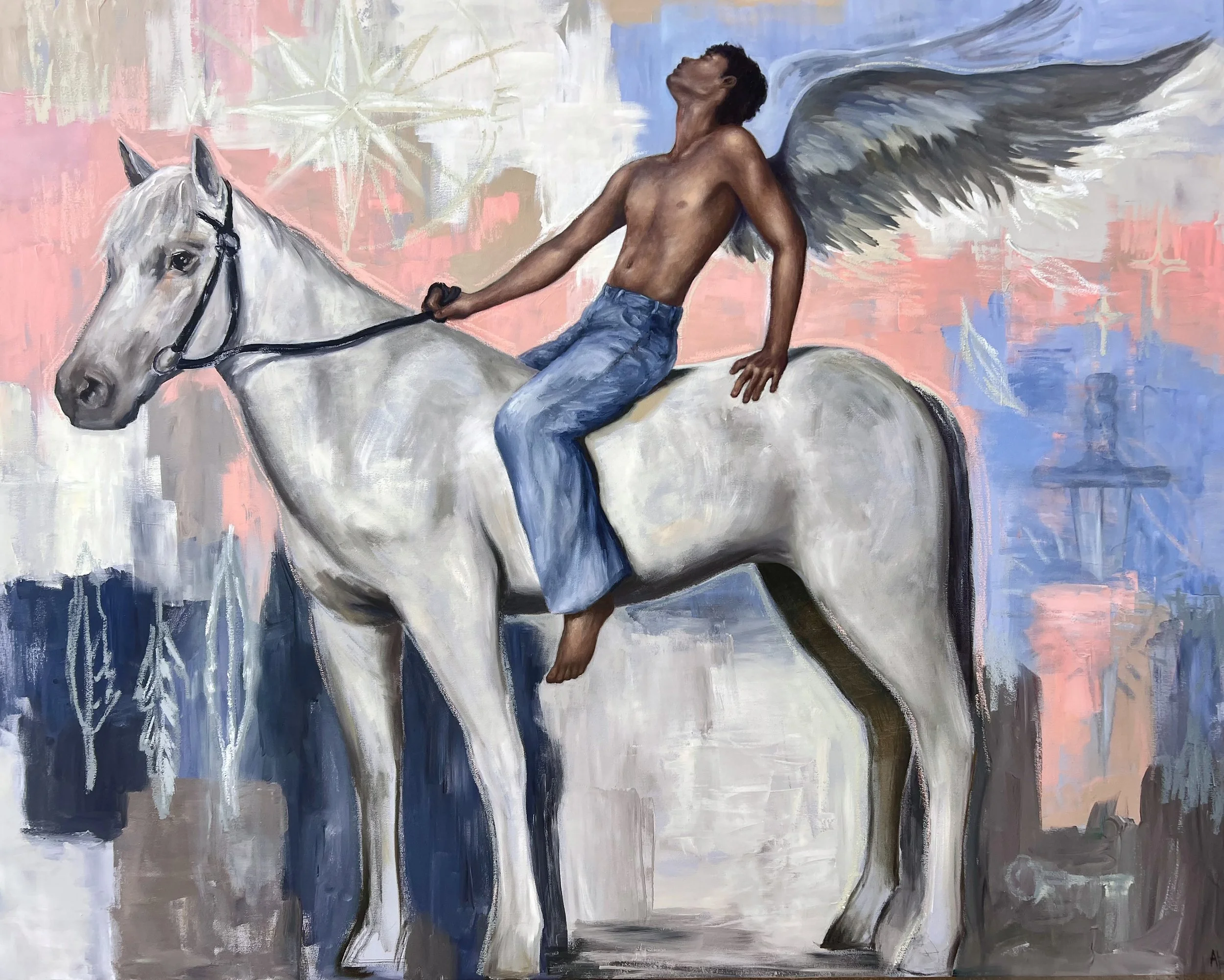 Icarus in Indigo