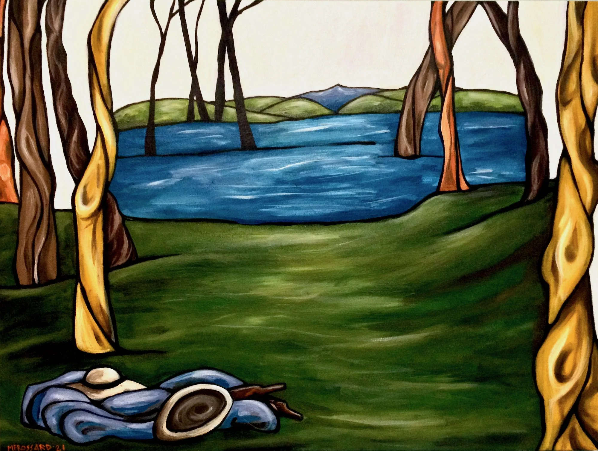 Mark Frossard_When The Party's Over_Acrylic on canvas_27x36_$1750.JPEG