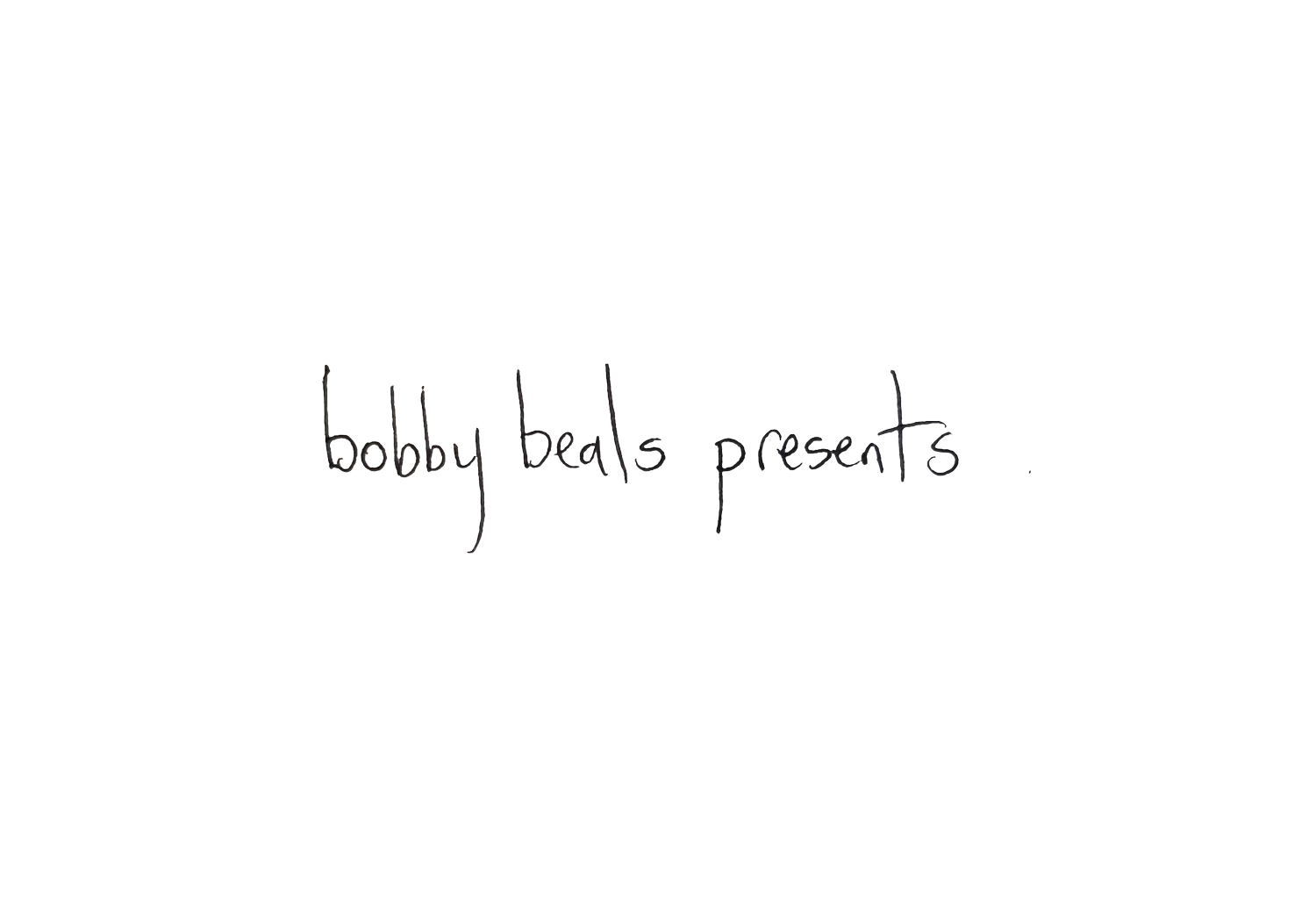 Bobby Beals Presents...