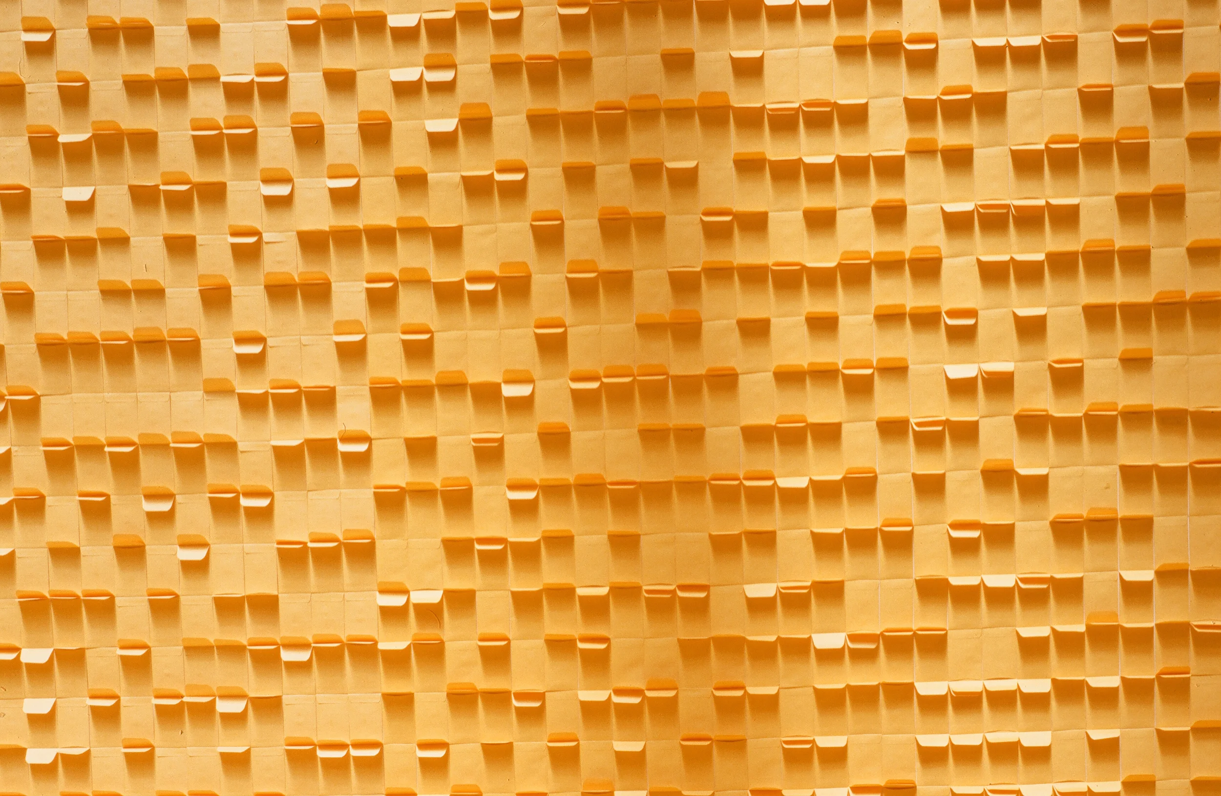 installation > the envelope wall was created in part for the cca mfa show called please respond... over 2,000 envelopes were used in the entire installation