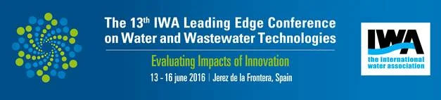 Come join us at the IWA leading Edge Conference on Water and Wastewater Technologies