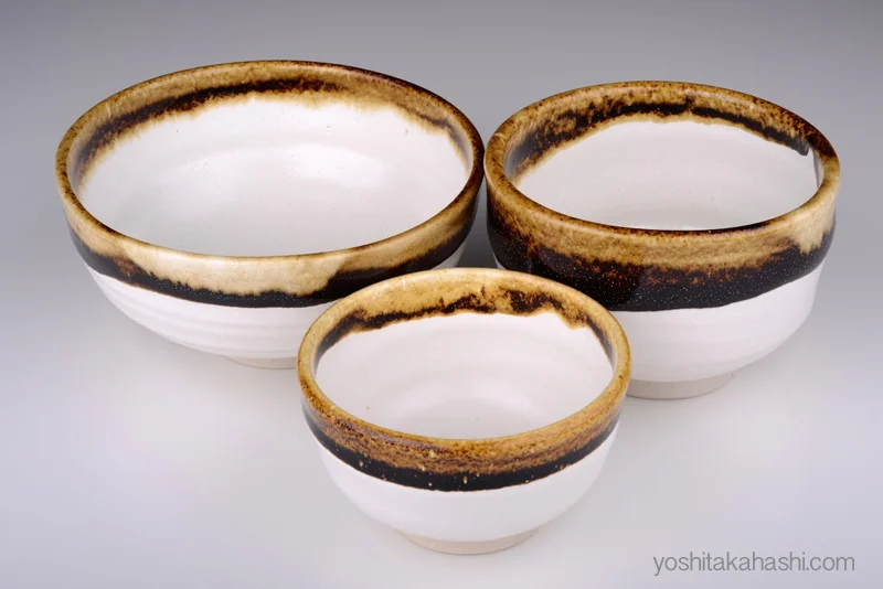 Tenmoku Rim Bowls