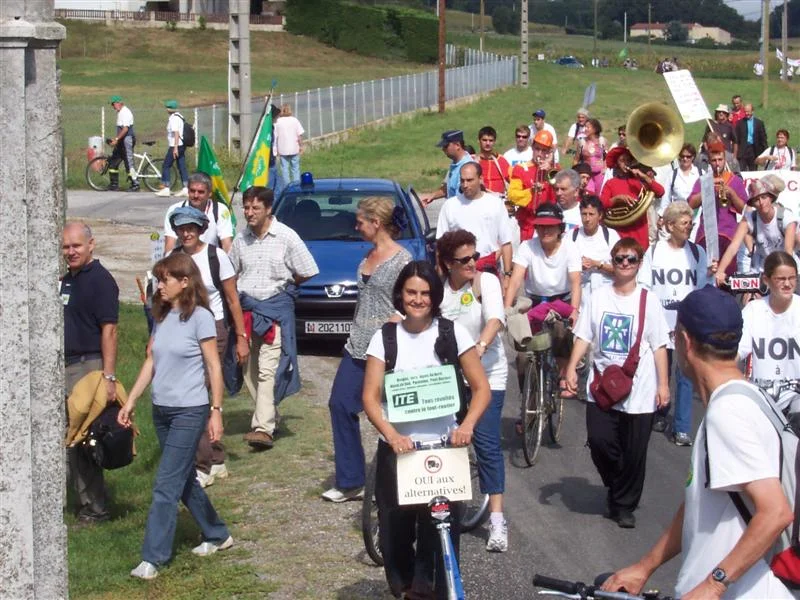 16 septembre 2006, manifestation transport et climat, Valence