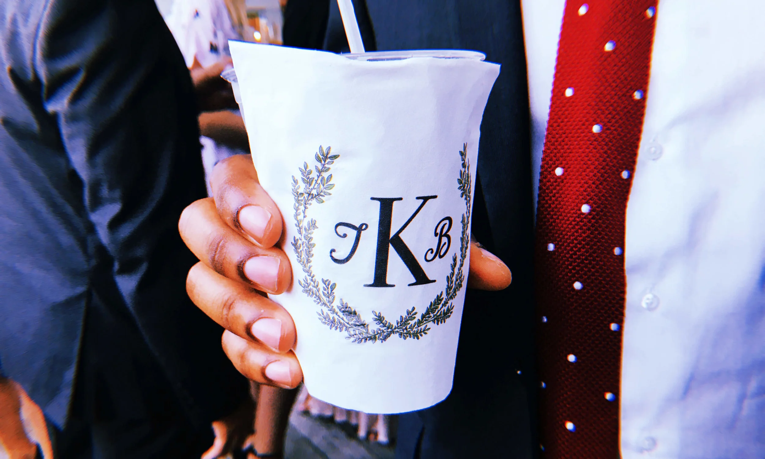 Commissioned custom-monogram for Jake and Bridget Kaminski that was used for their wedding print materials
