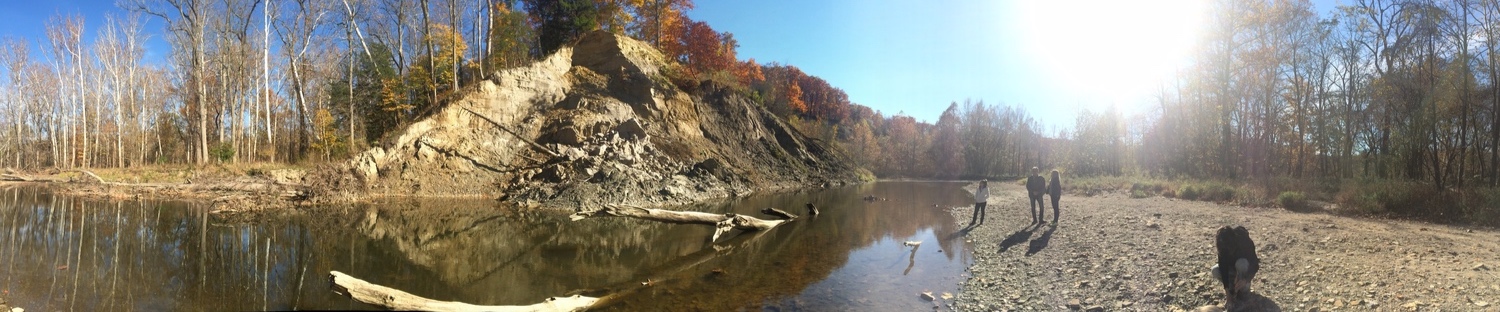 A forest walk and meditation on clay for the Environment, Art, and Engaged Practice course at the Cleveland Institute of Art