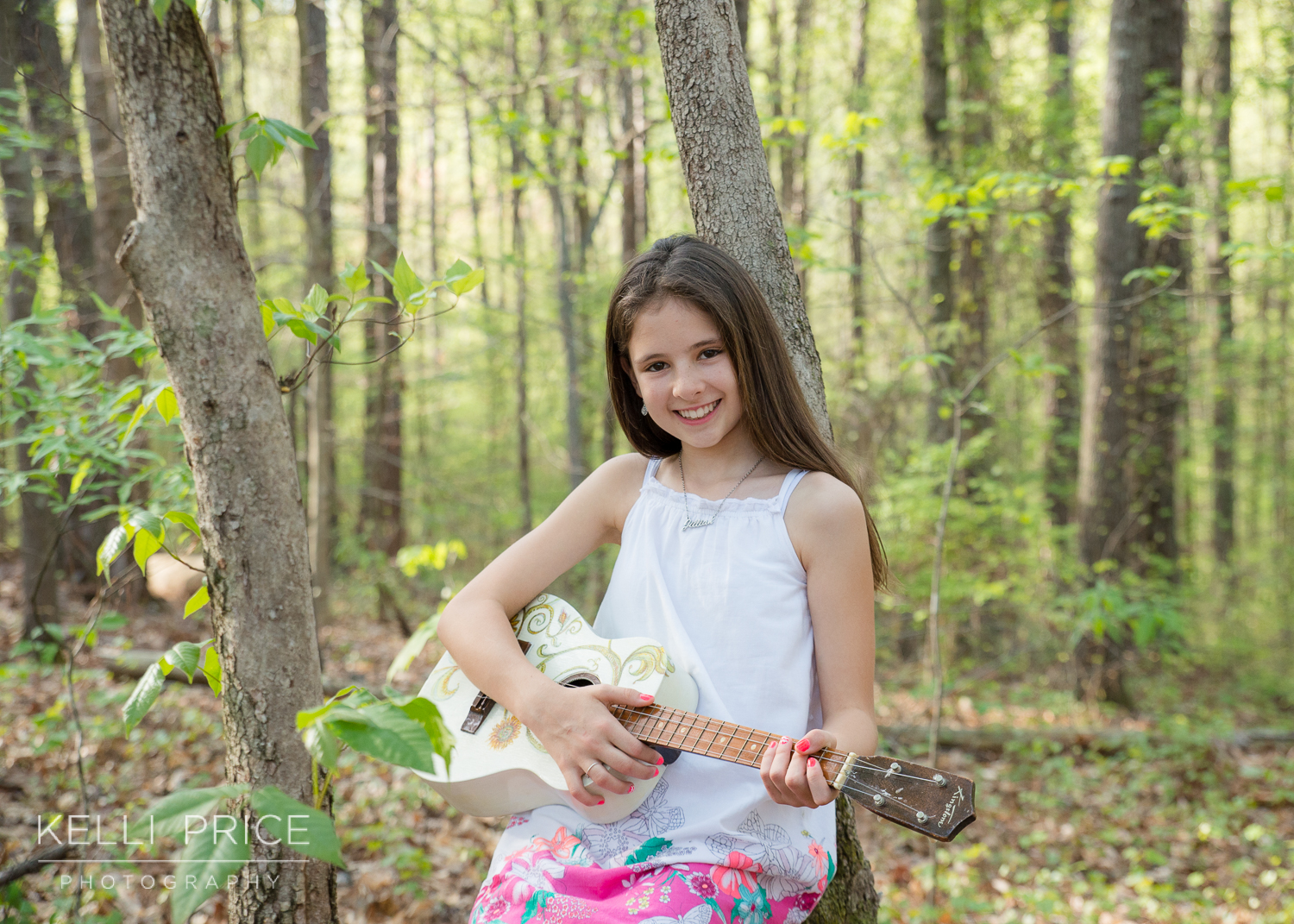 Musical Daughter at Sope Creek, Marietta, Georgia
