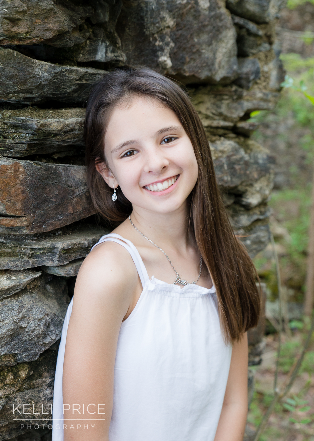 Daughter Portrait at Sope Creek, Marietta, Georgia