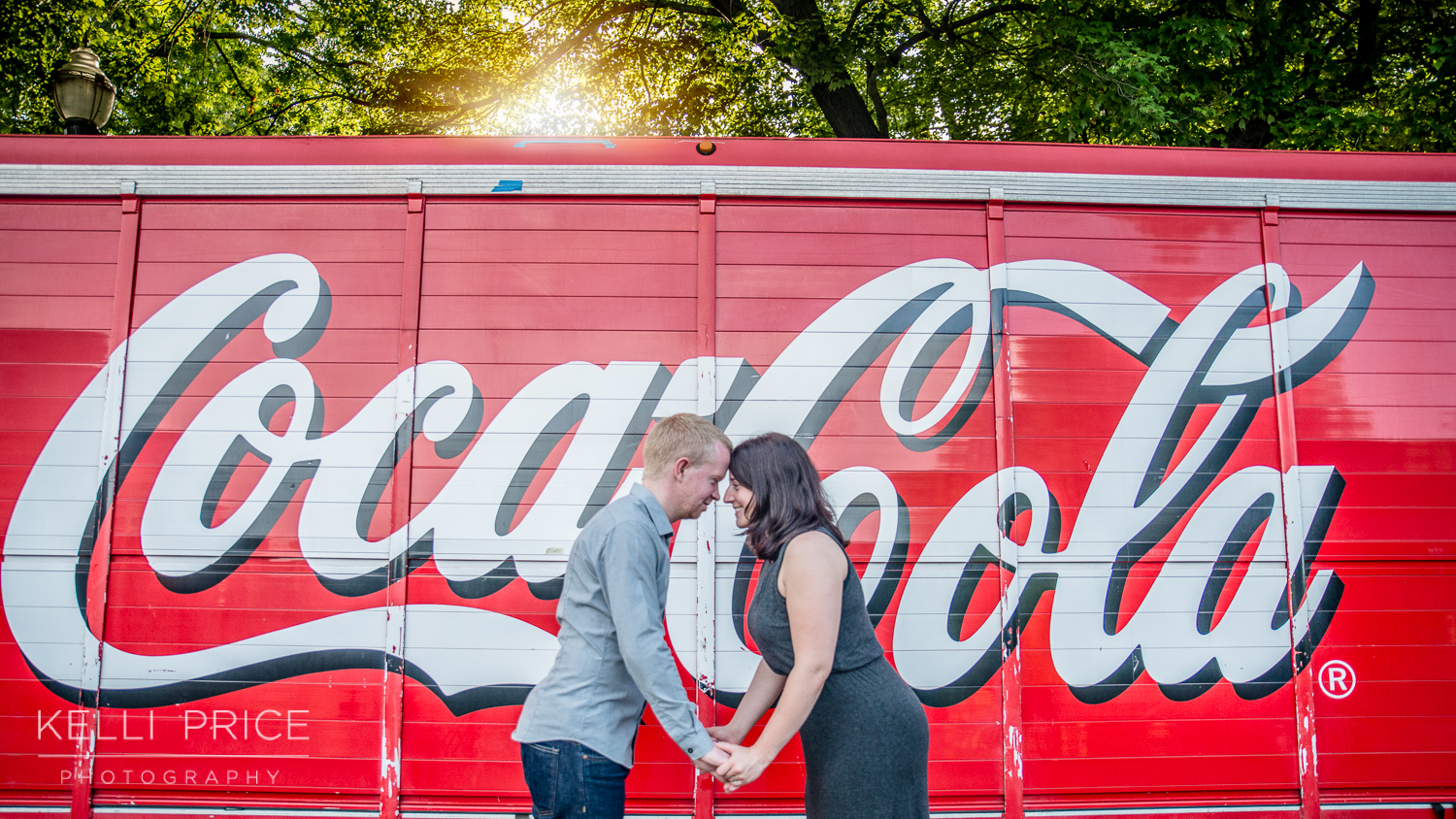 Engagement Session - Capturing the Atlanta Spirit with Coca-Cola