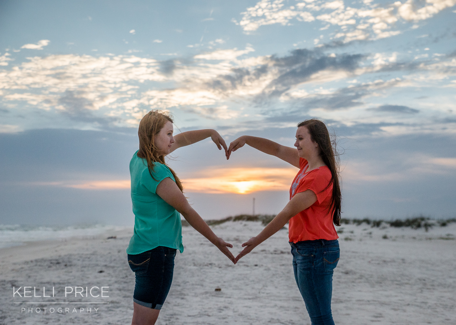 Sisterly Love on Destin Beach