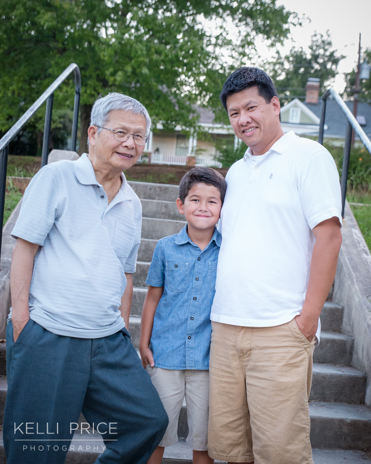  3 Generations of Men, Professional Family Session, Atlanta, GA 