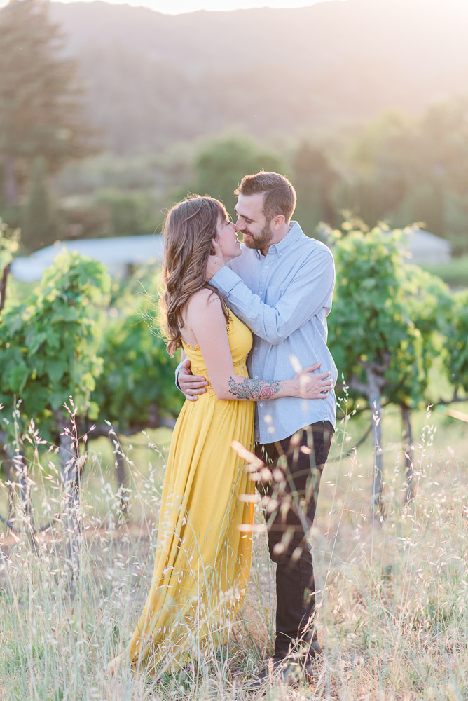 Wine Country in California Engagement Photography (Copy)