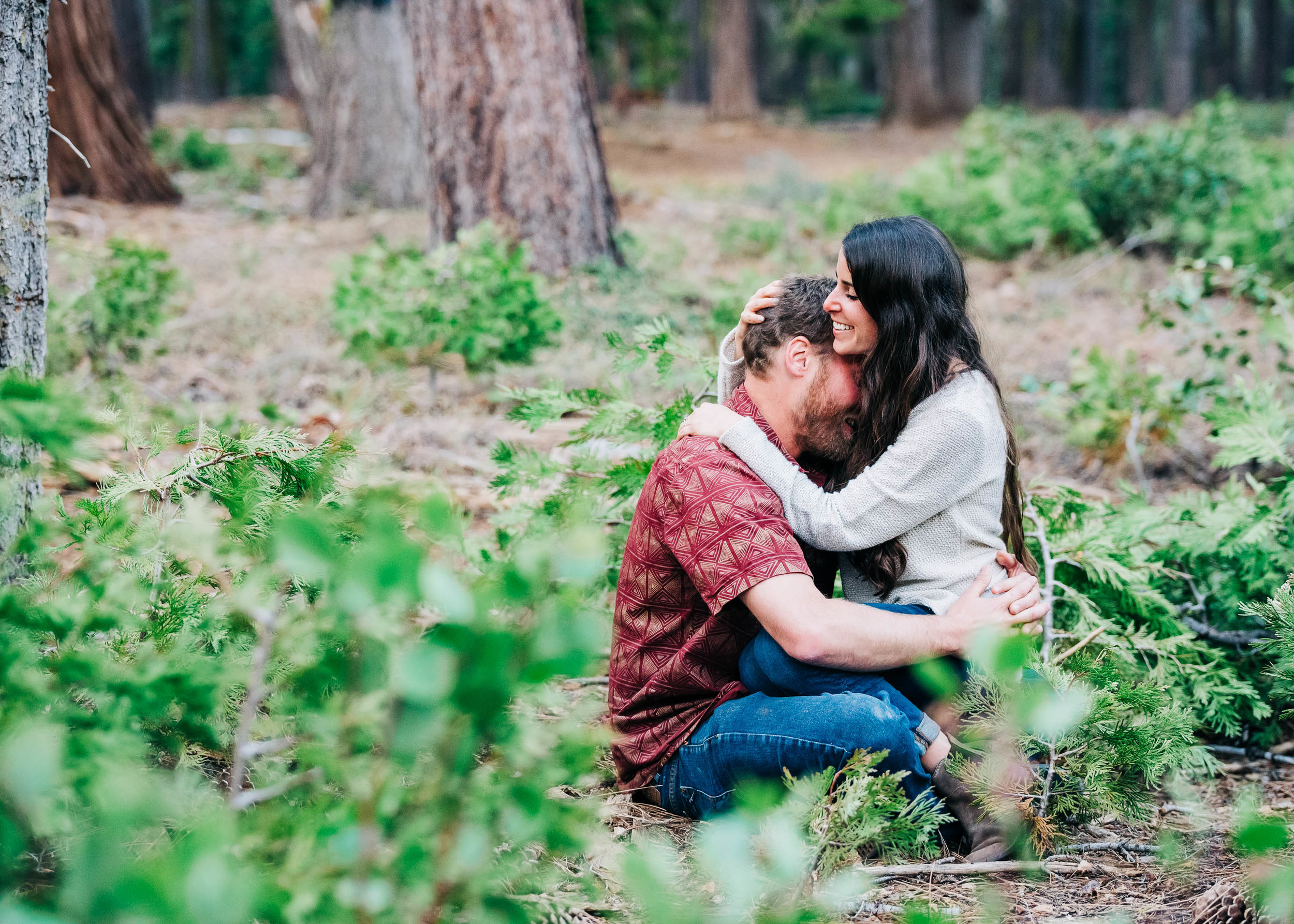 Redwood Engagement Session in Tahoe City, California