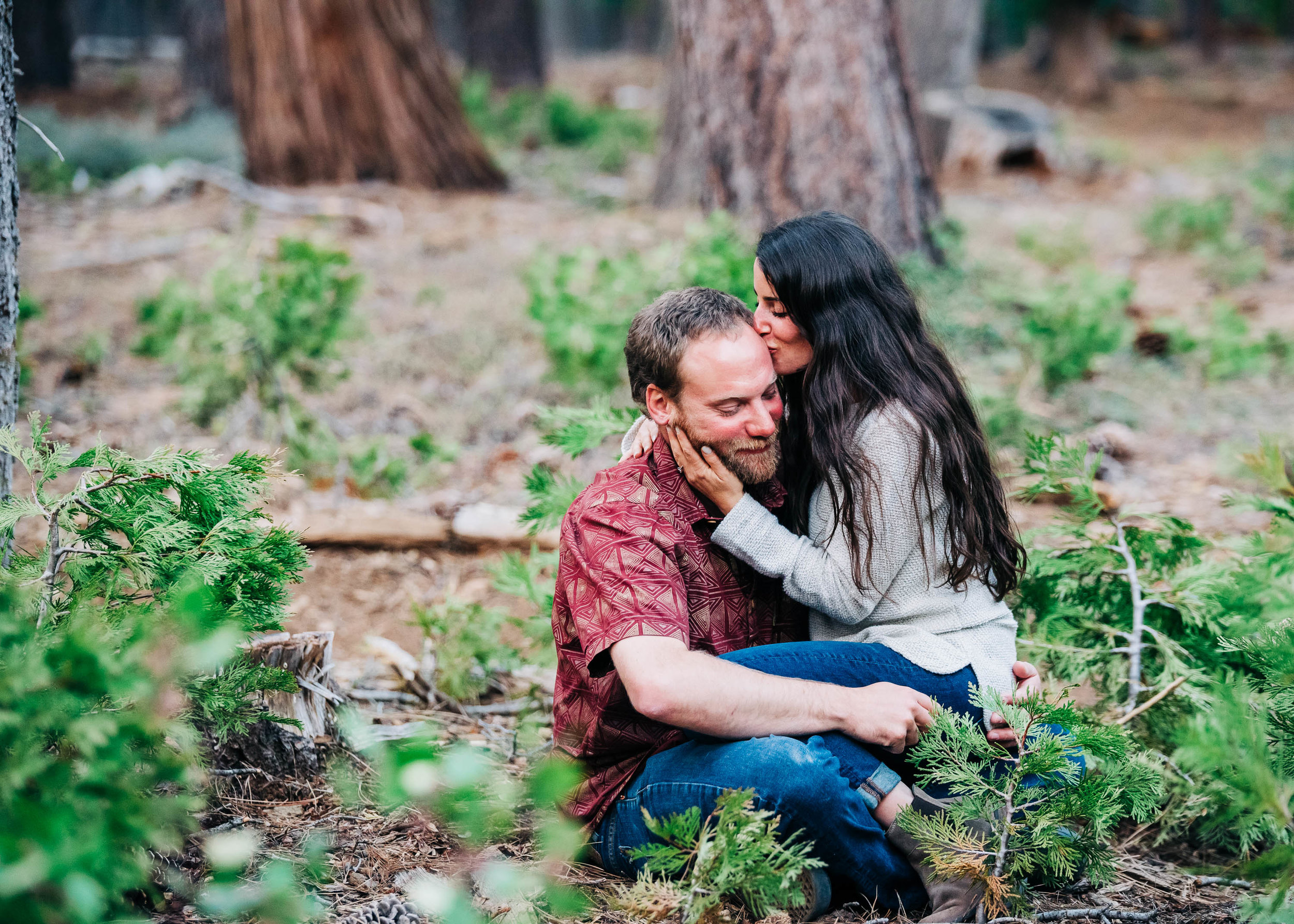 Redwood Engagement Session in Tahoe City, California