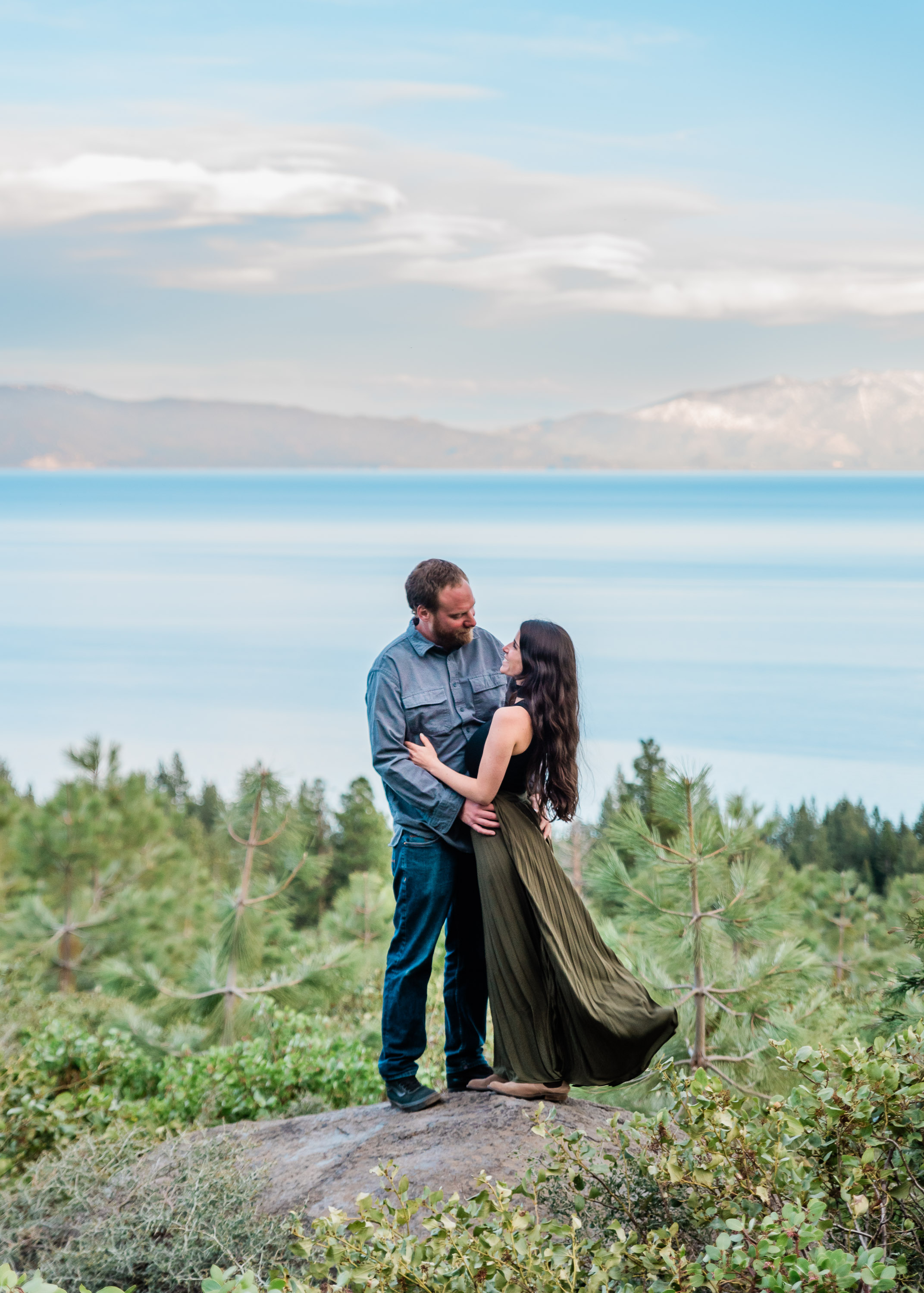 Engagement Session at Lake Tahoe, California