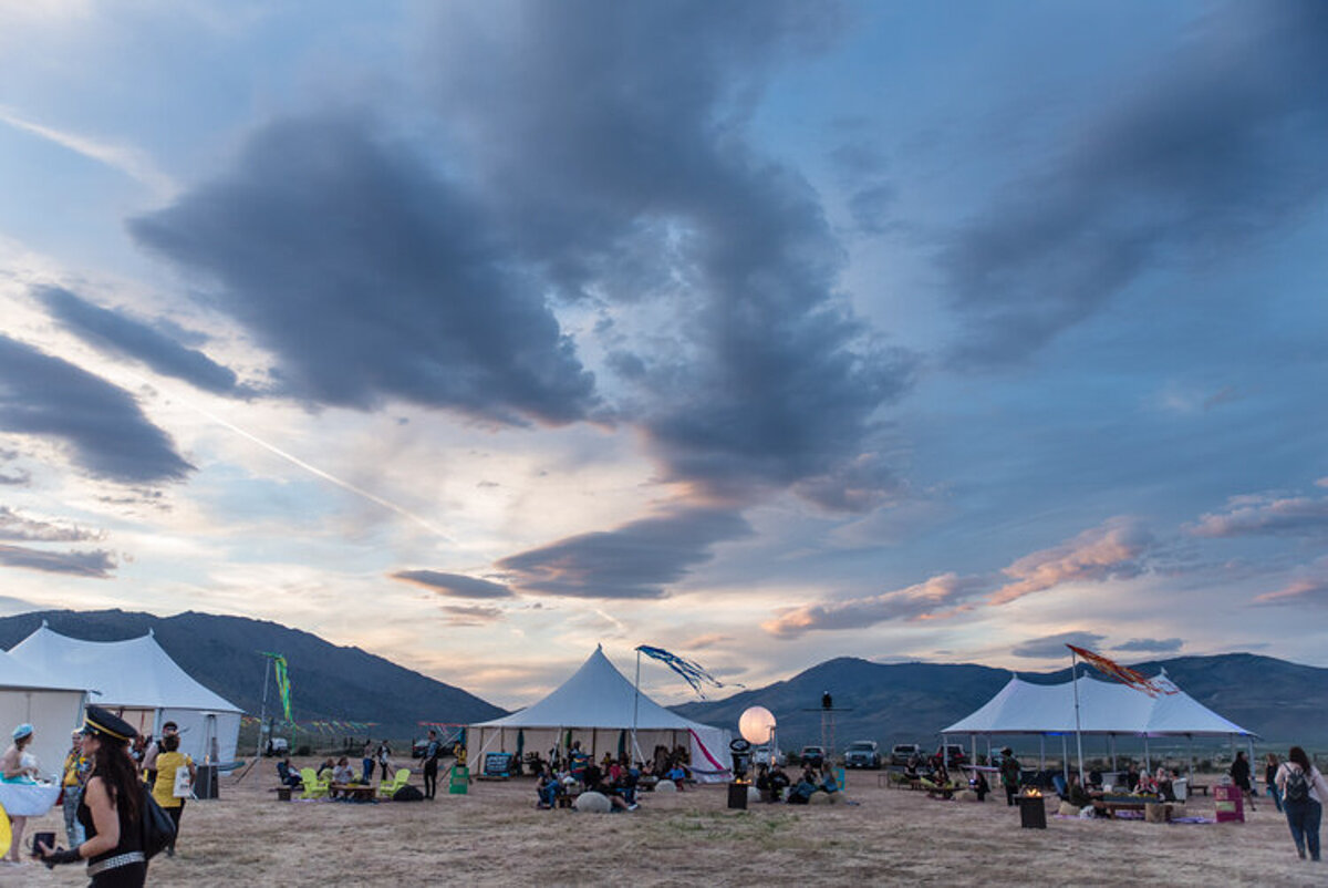 Event venue sunset captured by Corporate Photographer