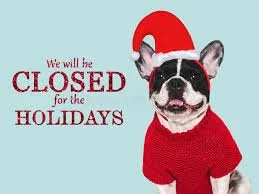 Happy Holidays! 

As a reminder, we are Closed today, December 25th, and tomorrow, December 26th. 

If you have a medical emergency please call any of the following emergency clinics. 

Hamilton Veterinary Emergency Clinic
(905) 529-1004
50 Dundurn S