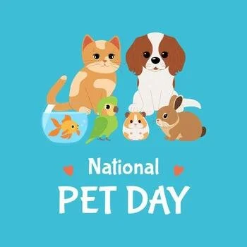 In the Spirit of National Pet Day last week, share a picture of your pet with us. Let's see some fun spring photos!