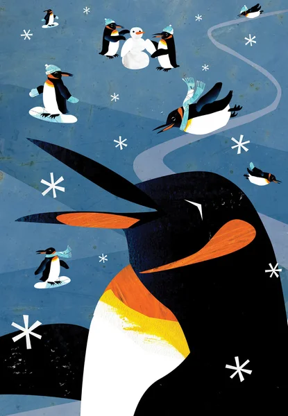 Emperor Penguins (Happy Holidays!)