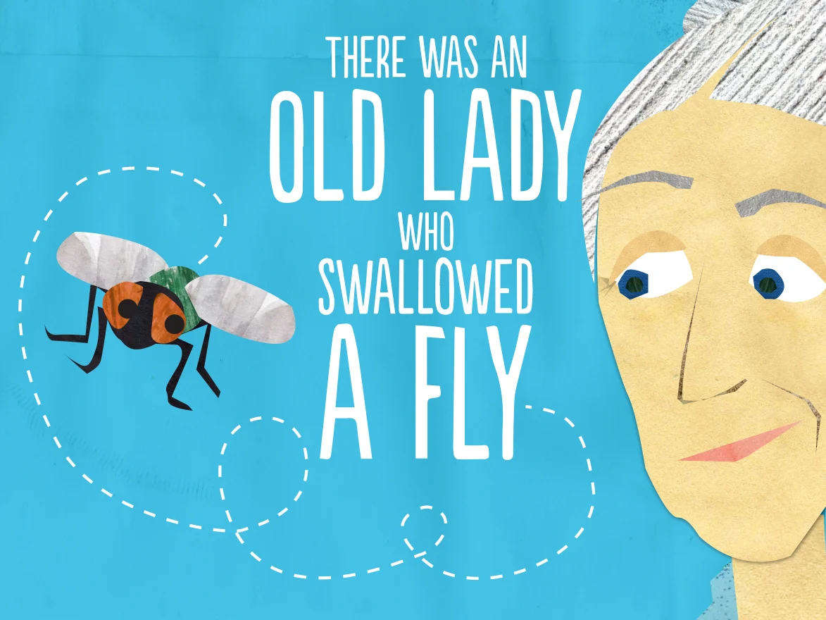 There Was an Old Lady Who Swallowed a Fly (Cover)