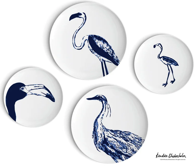Seabirds in Coastal Blues