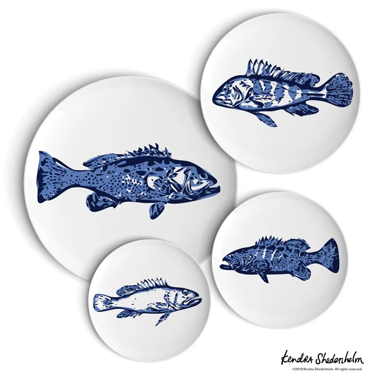 Fish in Blue, Coastal