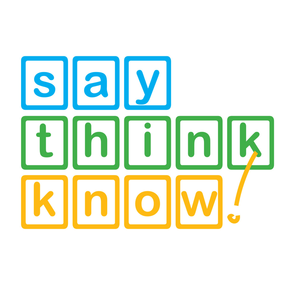 Say. Think. Know!