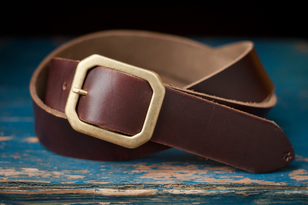 Ashland Leather Co. | Leather Keychain Belt Clip Natural CXL