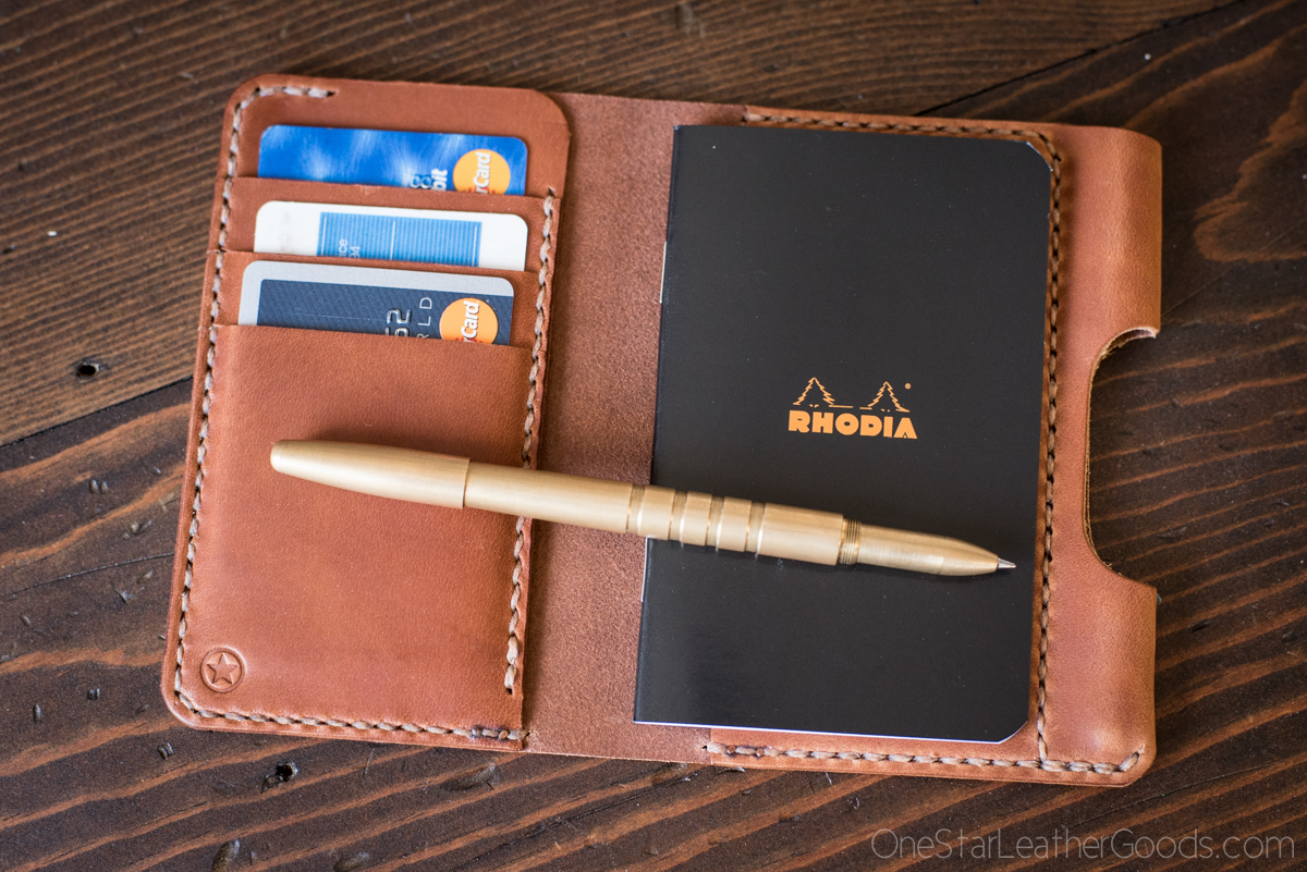 Pen Caddy | Leather Pen Wallet for your Notebook