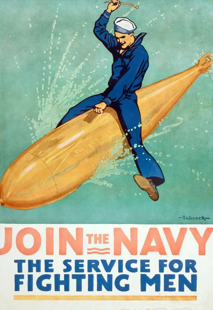 Richard Fayerweather Babcock, Join the Navy , c. 1917