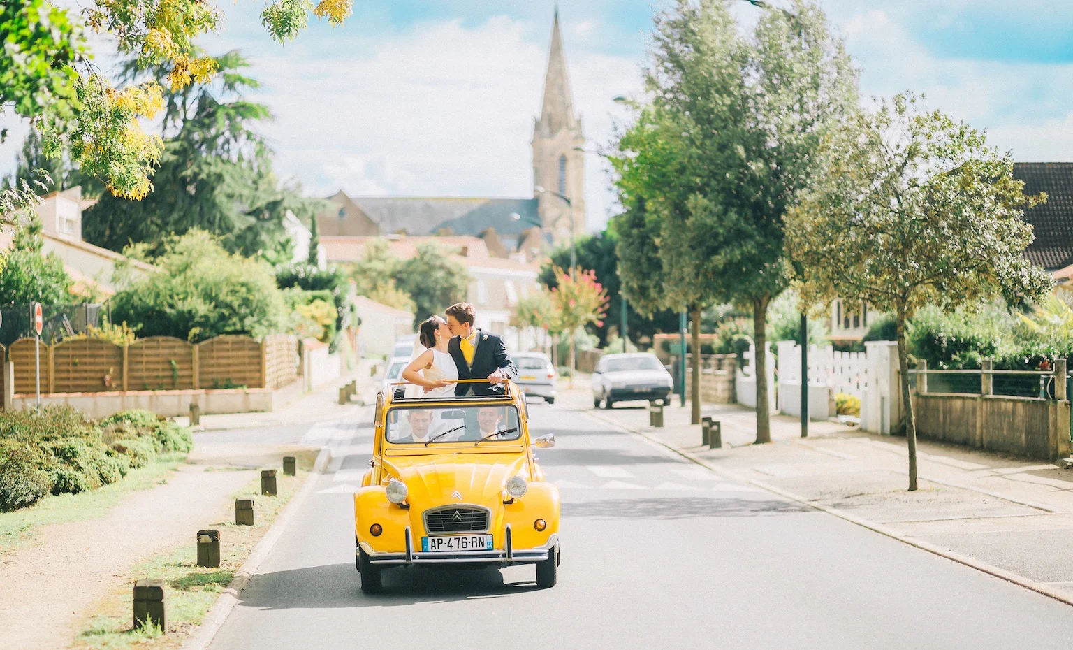 Mariage ensoleillé à la Pigossière