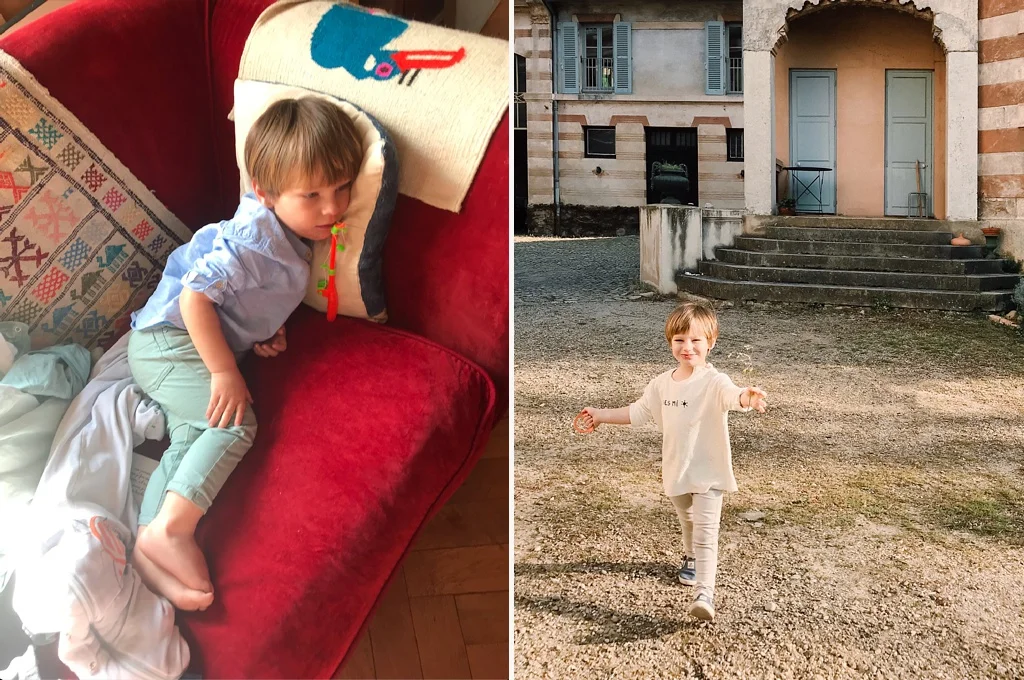 mon fils devant un dessin animé, versus mon fils en pleine action… il y en a une des deux que j’aurai plus de plaisir à retrouver dans quelques années !