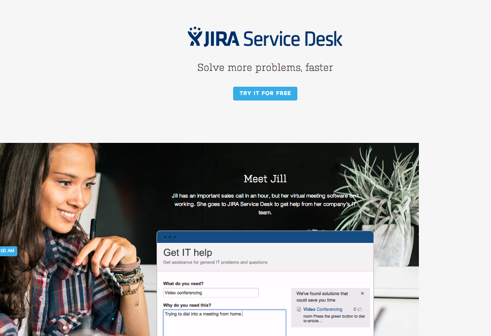 JIRA Service Desk variant