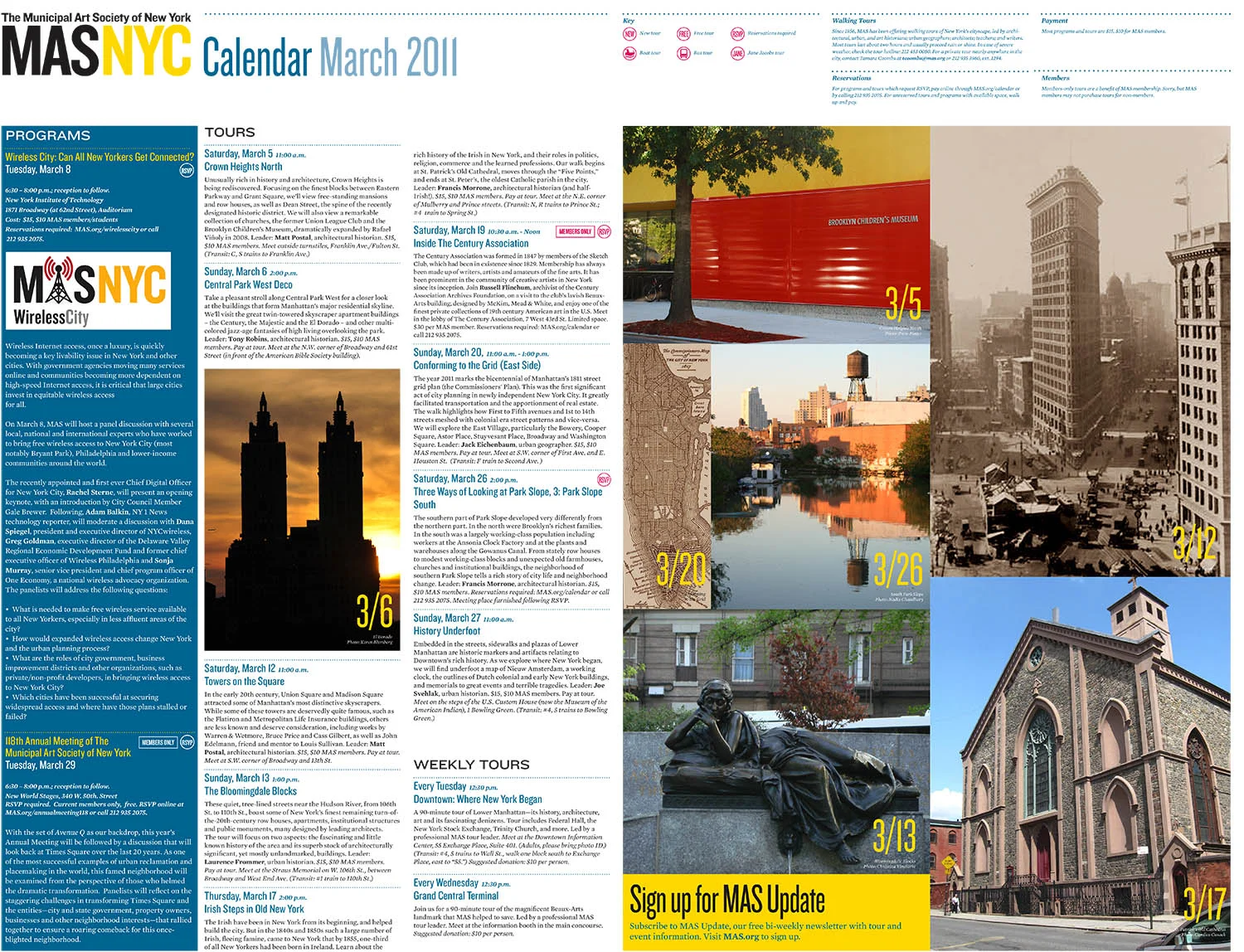 March calendar back