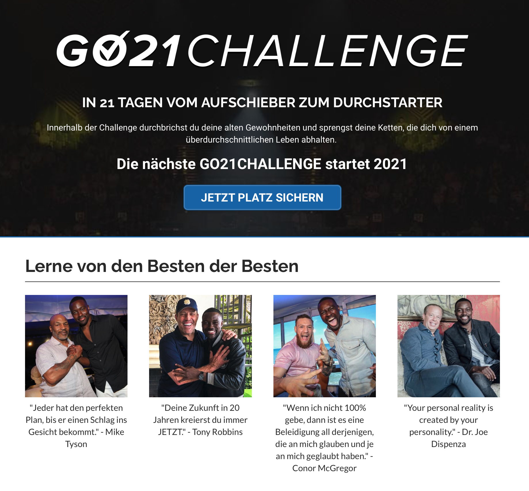 Thaddaeus Koroma - Lebensathleten - GO21 Challenge