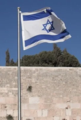 The flag of Israel