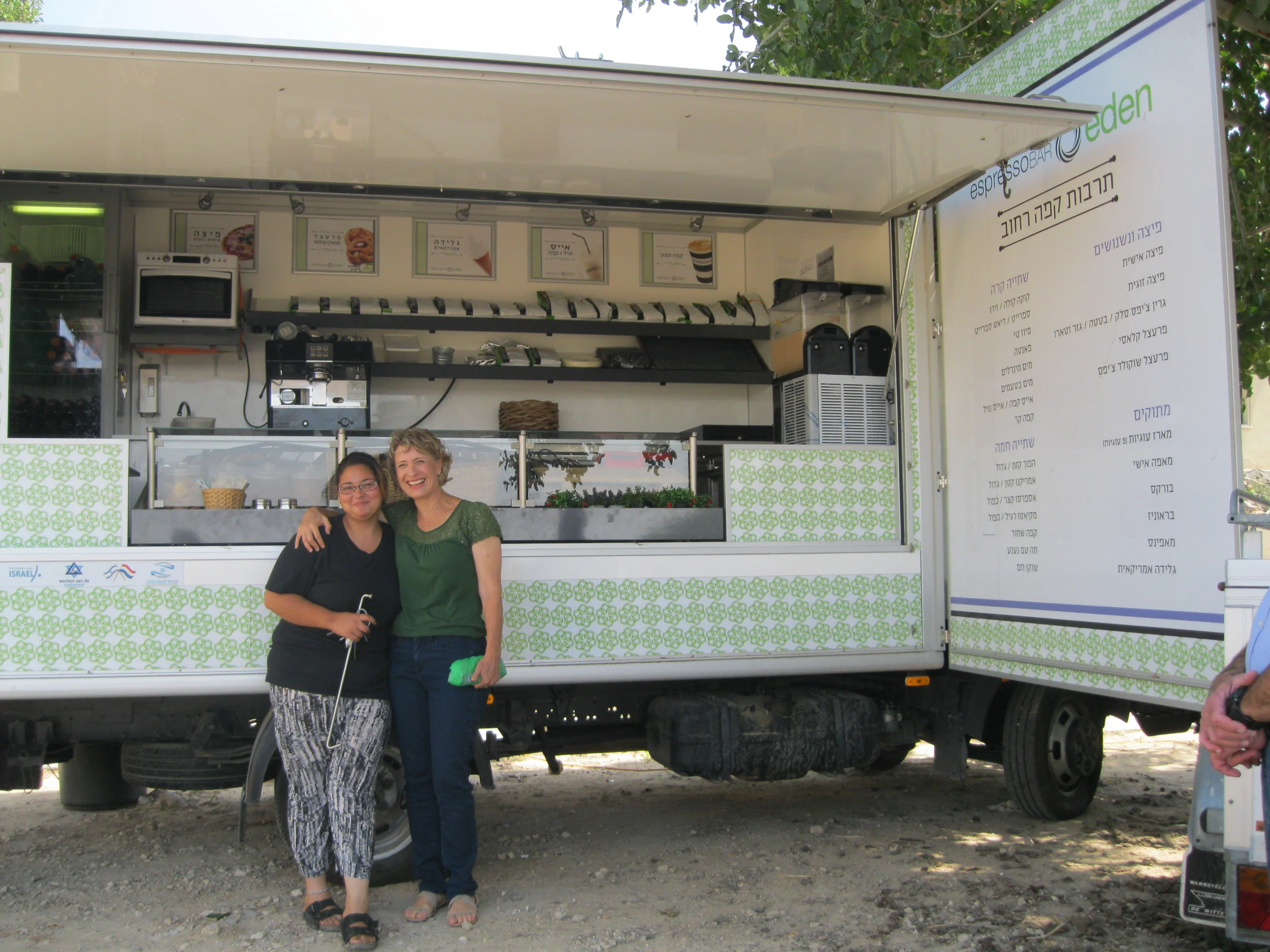 The Eden Center food/coffee truck.