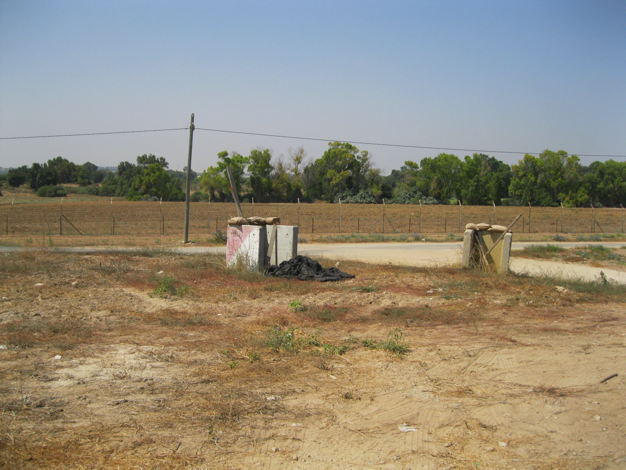 IDF were stationed here during the 2014 Gaza war.