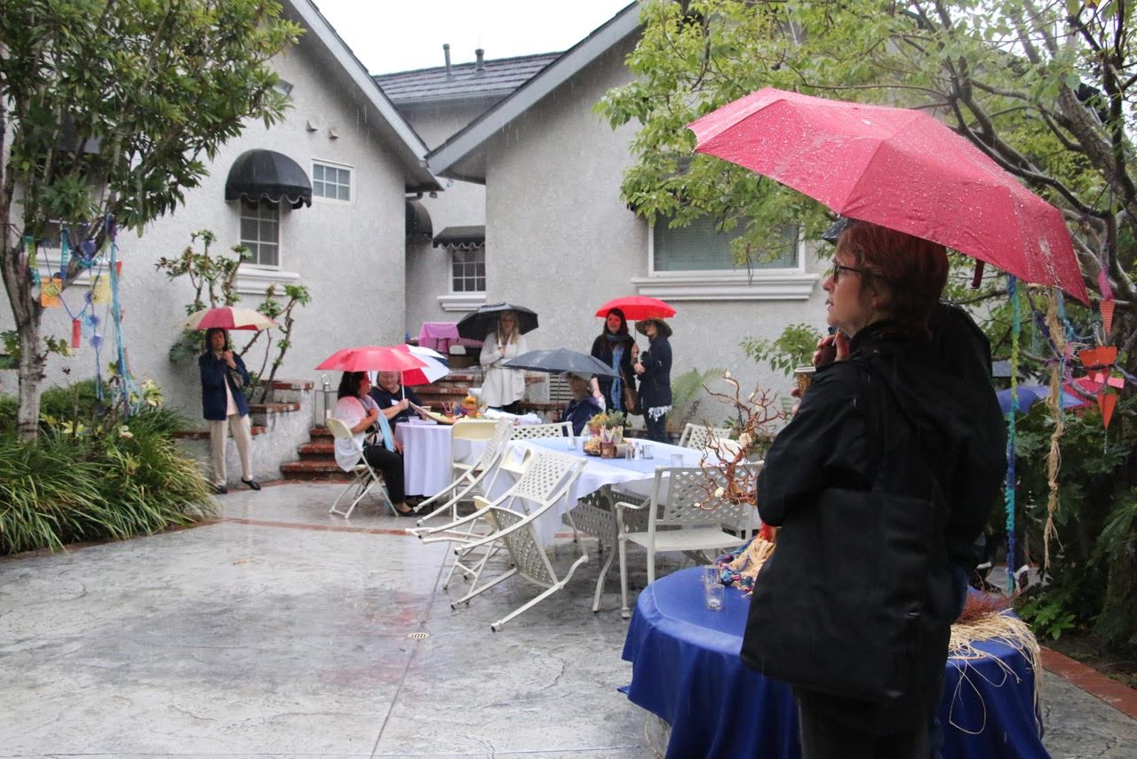 Those listening in the rain