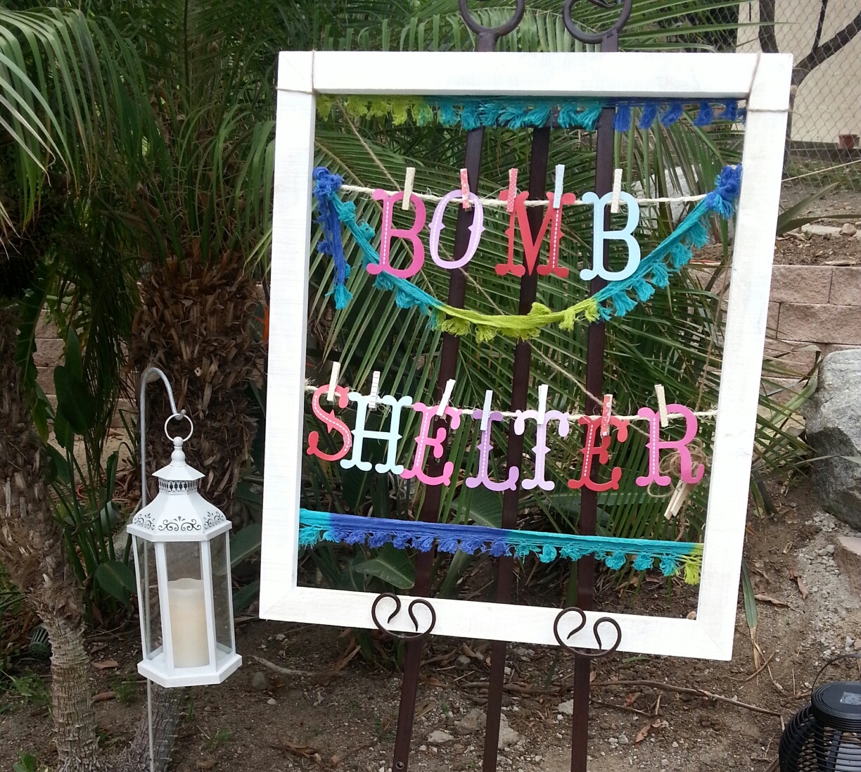 Our Bomb Shelter Campaign was explained. (We will be providing shelter at a high school near Gaza).