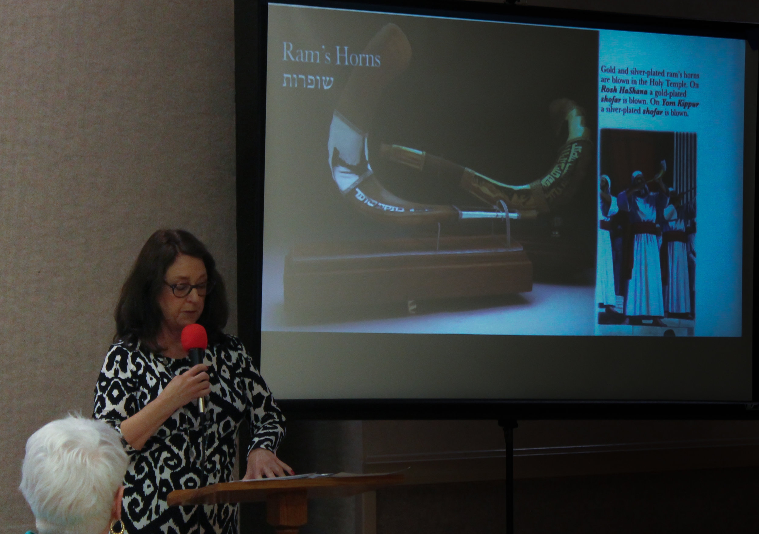 Deby Brown shared about the Temple Institute in Israel