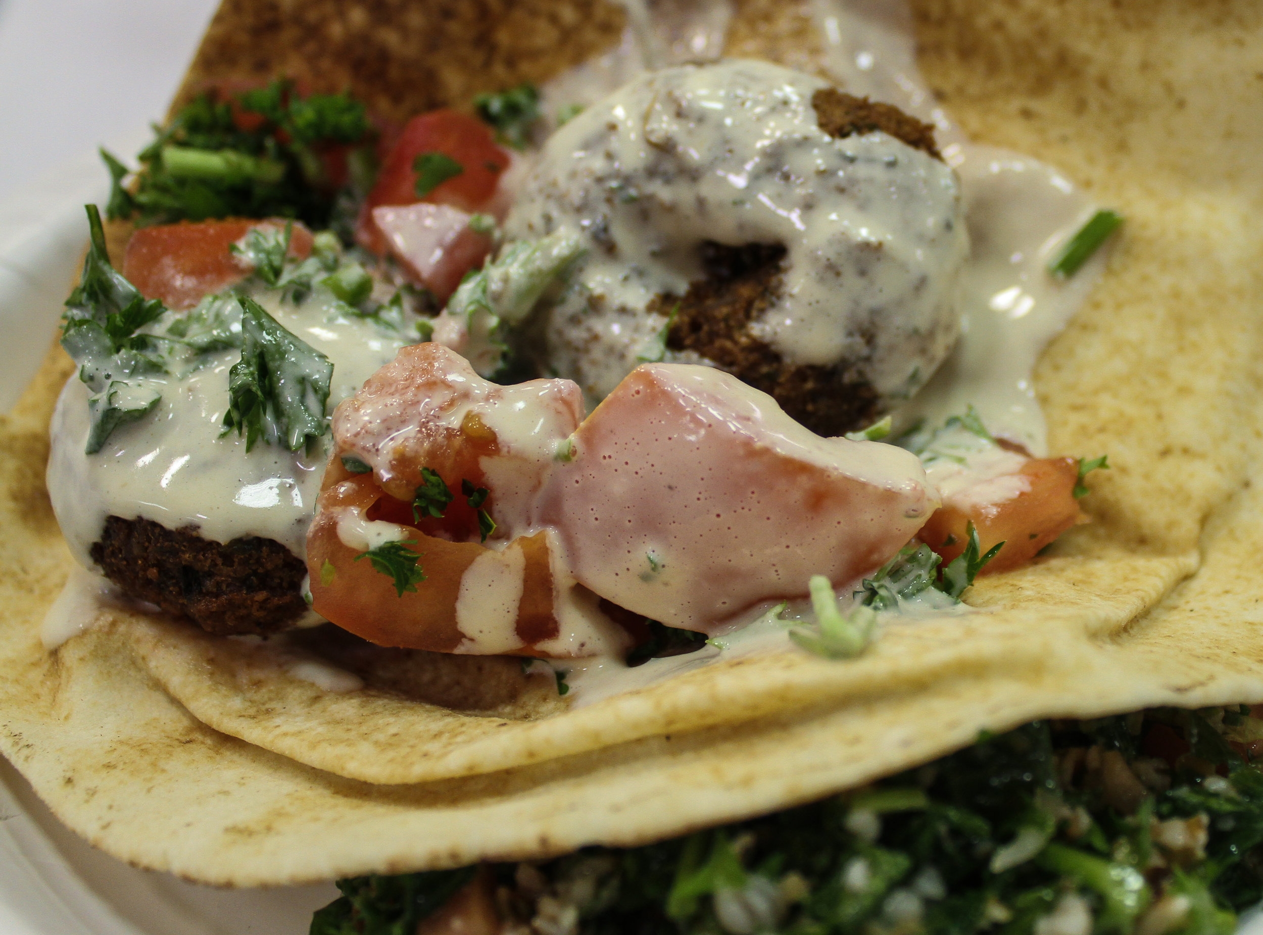 Falafels for dinner!