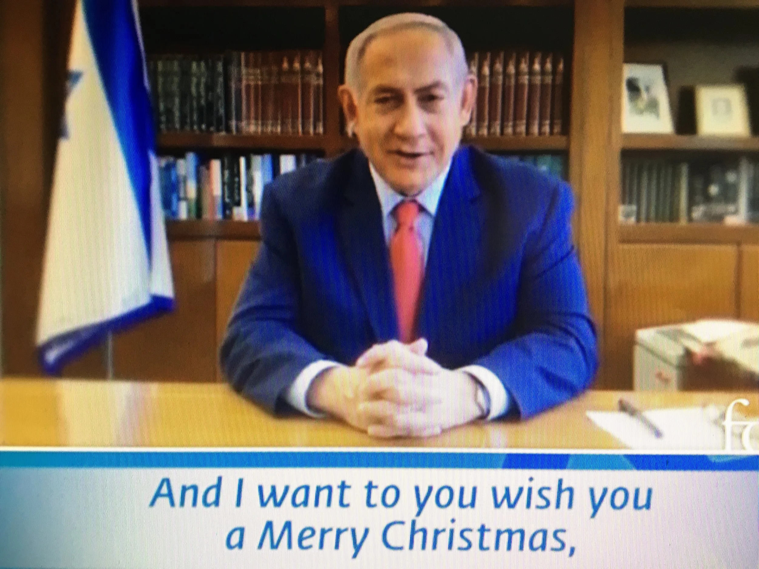 The Prime Minister of Israel Wishes You A Merry Christmas!