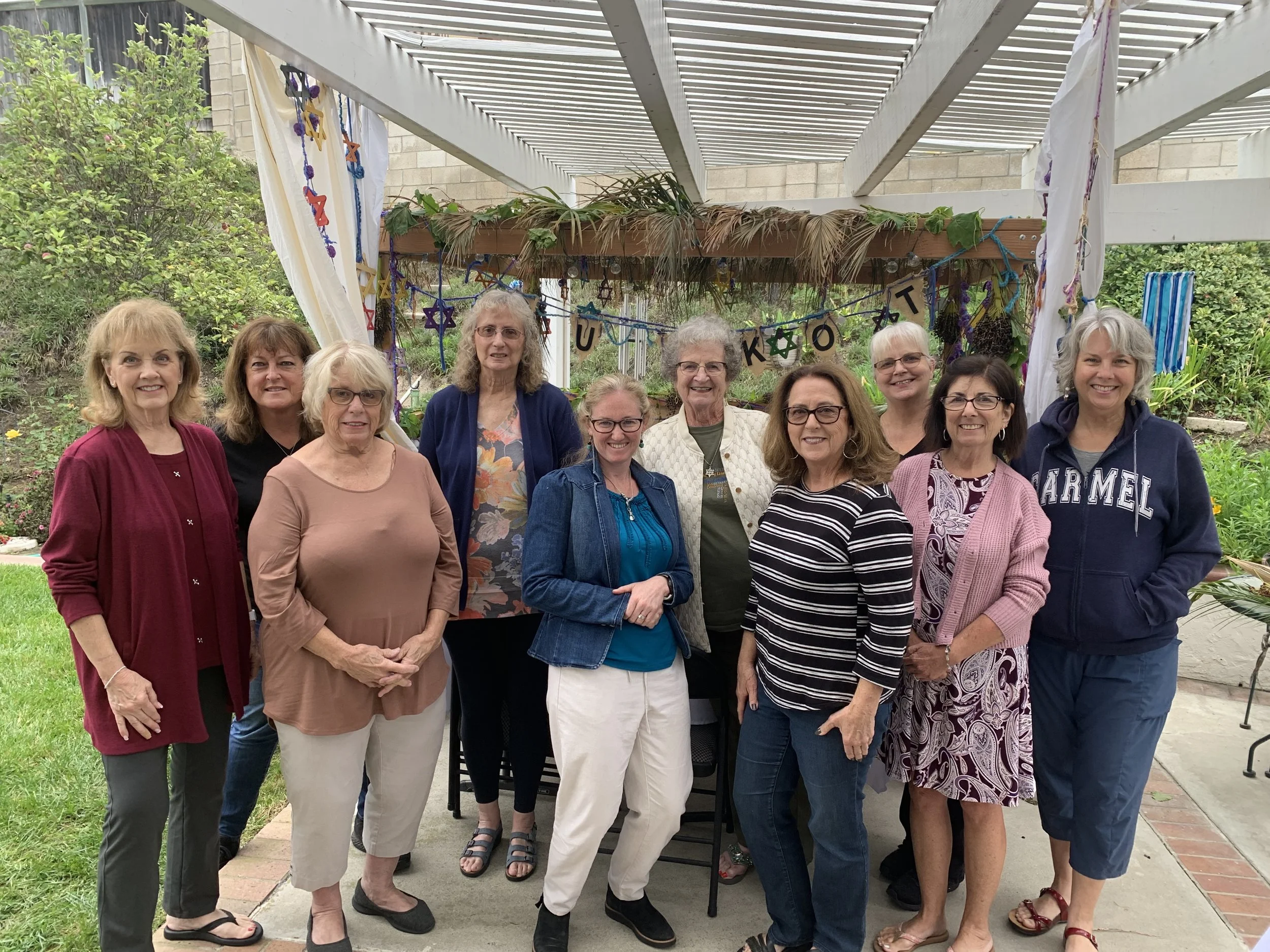 Visitors to our Sukkah this year