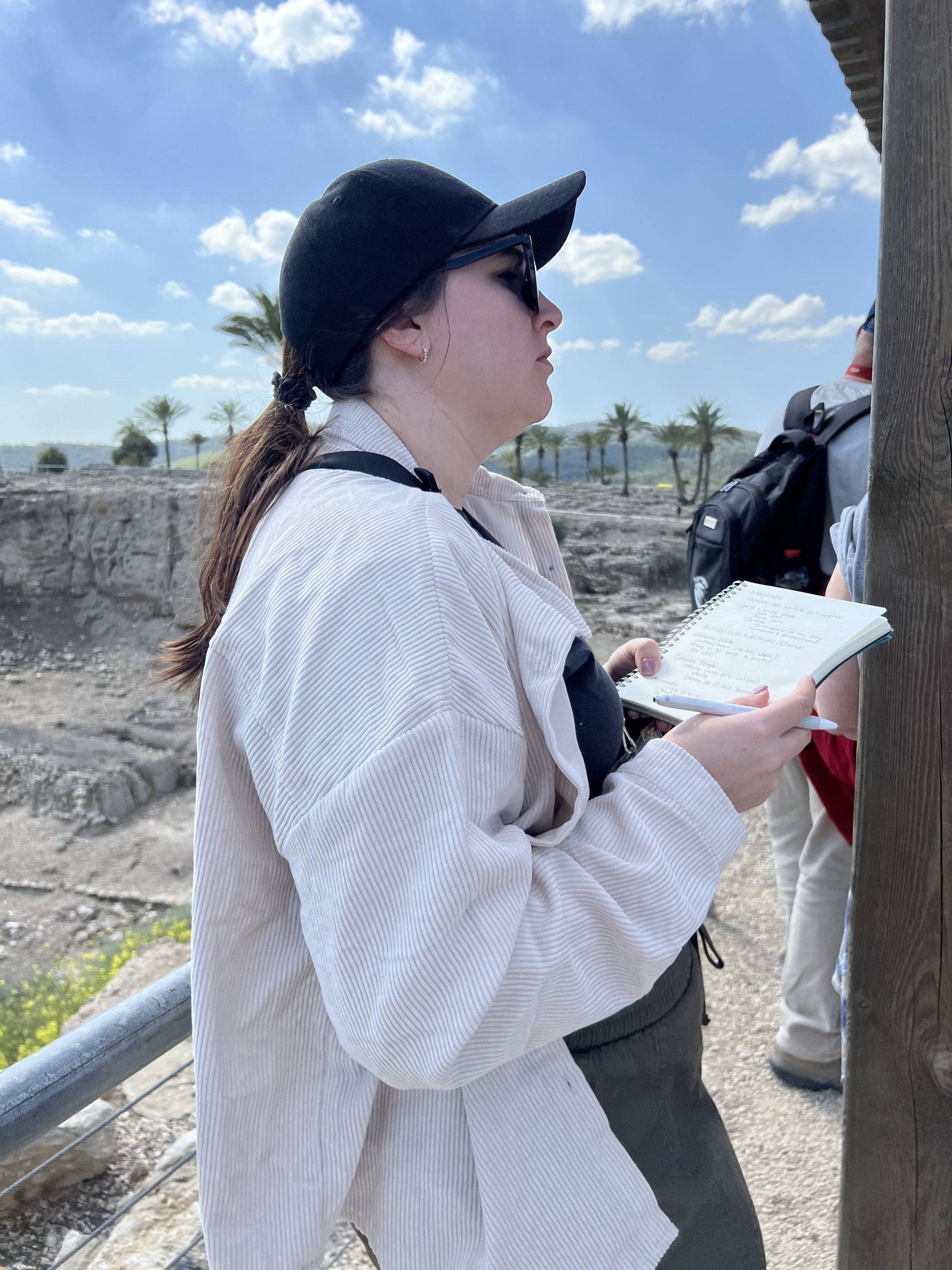 Taking Notes During our Spring Israel Tour 2023